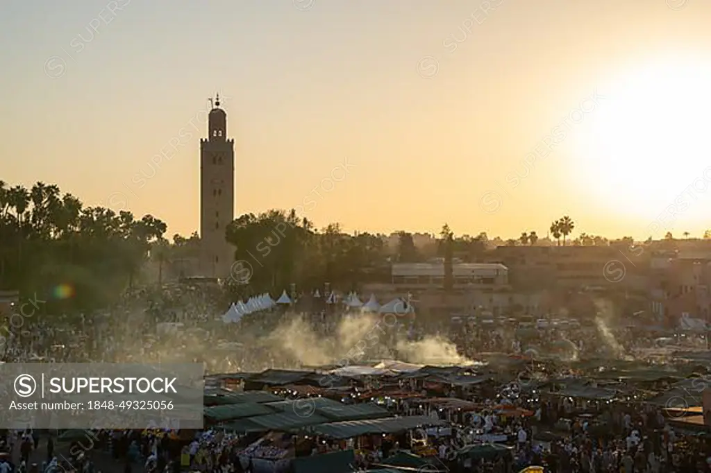 Djemaa el Fna, Marrakech, Morocco, Africa
