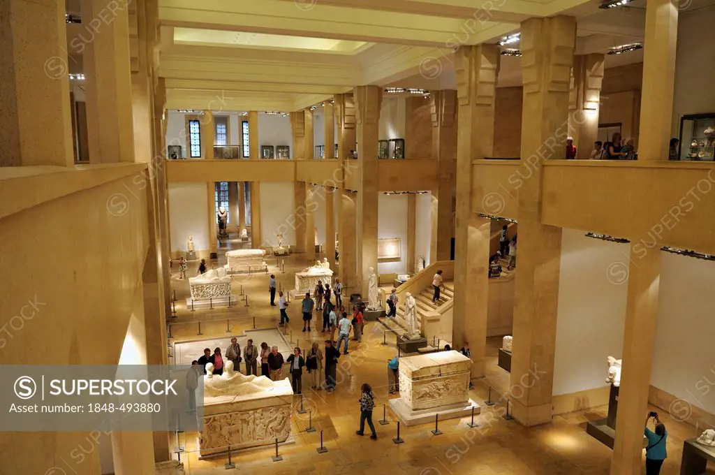 Interior of the National Museum, Beirut, Beyrouth, Lebanon, Middle East, West Asia