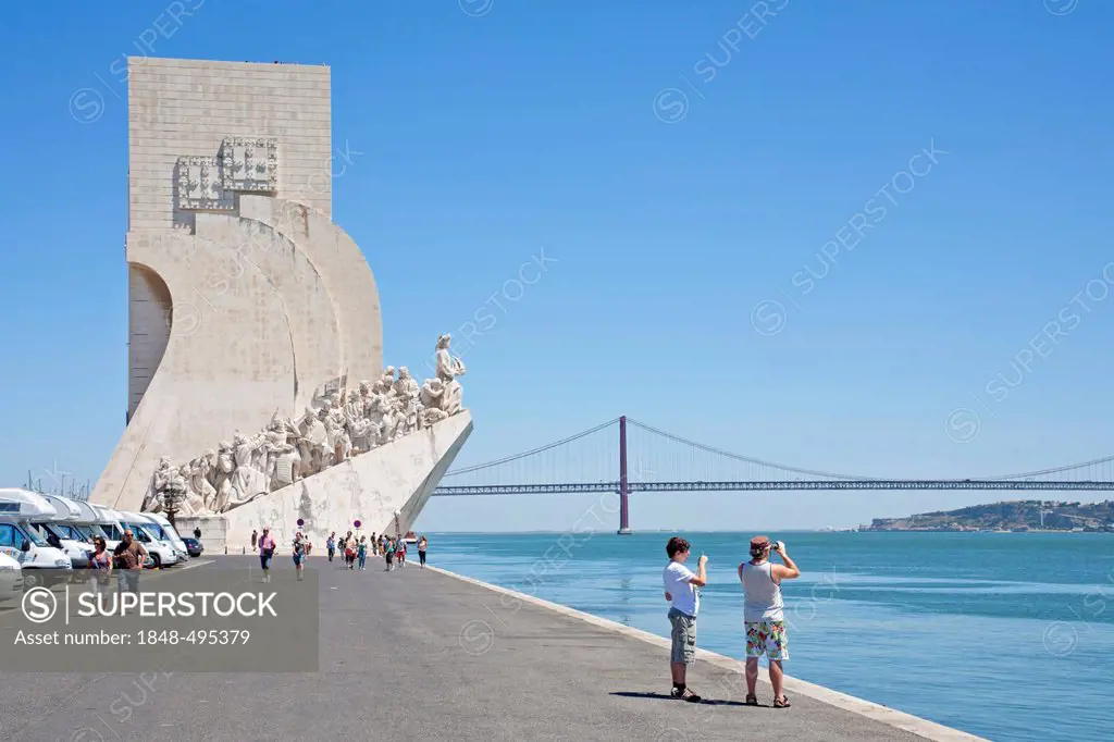 Padrío dos Descobrimentos, Monument to the Discoveries, Belém, Lisbon, Portugal, Europe