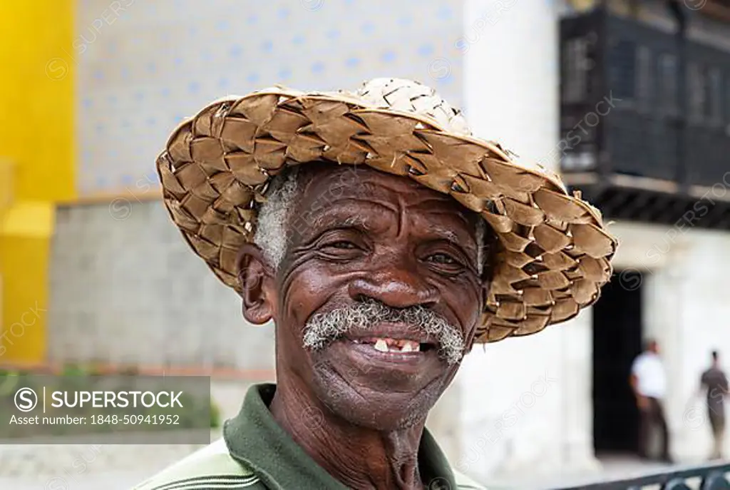 Portrait of a man, Santiago de Cuba, Cuba, Central America