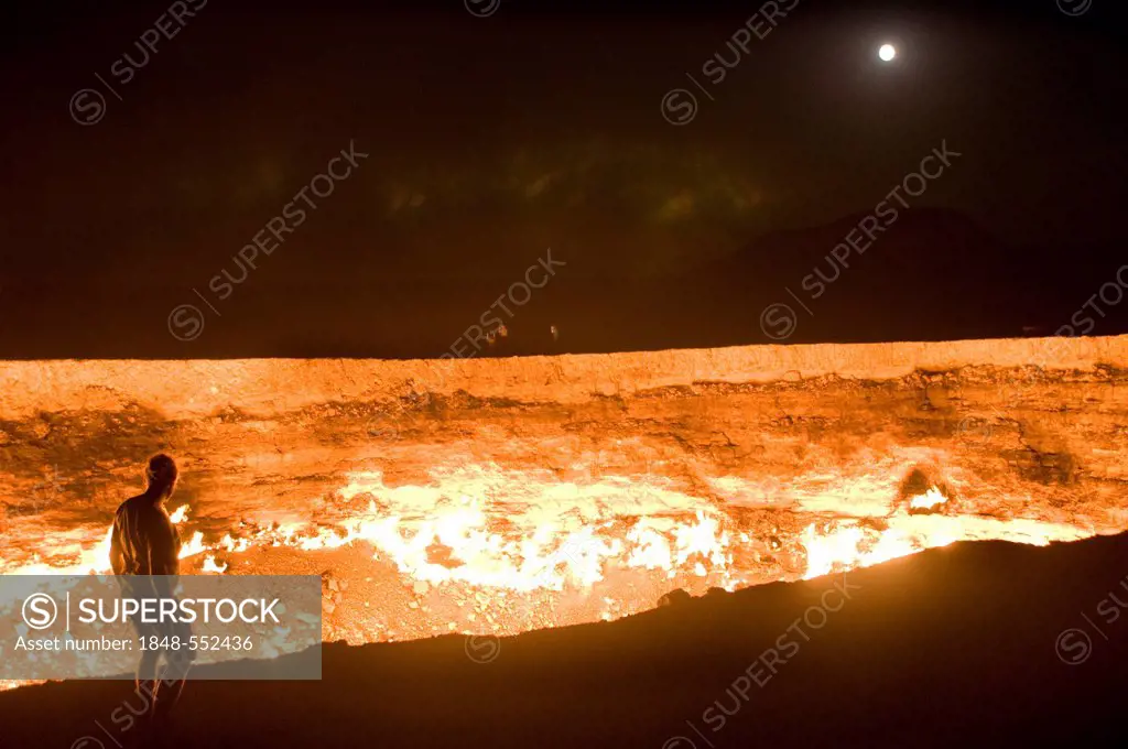 Darvaza Gas Crater, Turkmenistan, Central Asia