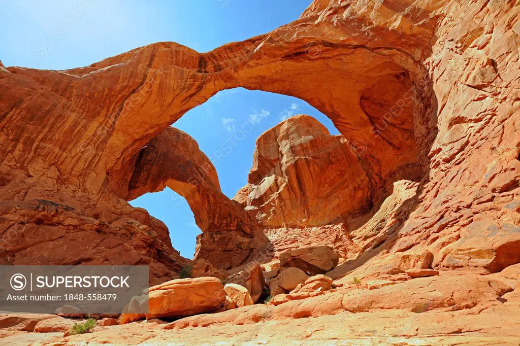 Double Arch, Arches National Park, Utah, USA