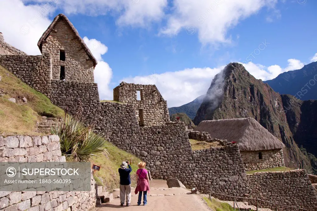 Entrance, Machu Picchu, Peru, South America