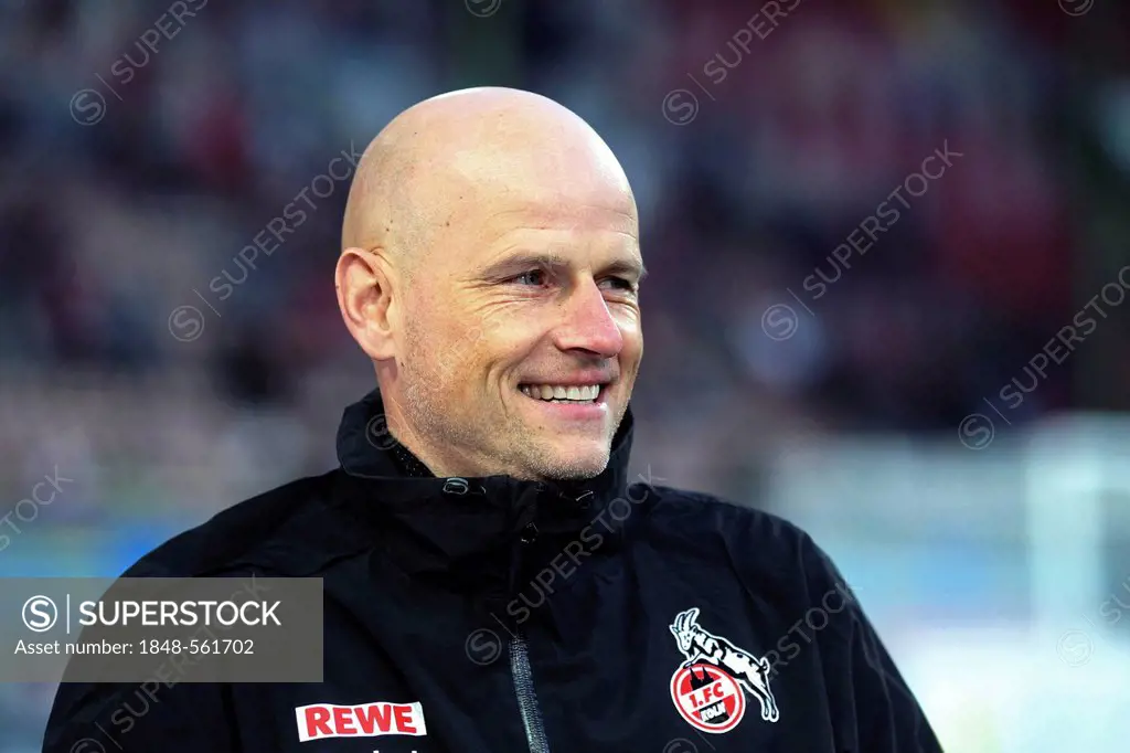 Stale Solbakken, coach of Bundesliga club 1. FC Cologne, 1. FC Kaiserslautern - 1. FC Cologne, Fritz-Walter-Stadium, Kaiserslautern, Rhineland-Palatin...