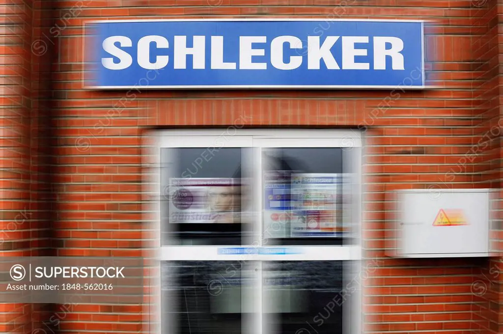 Branch of the drugstore chain Schlecker in Hamburg, Germany, Europe