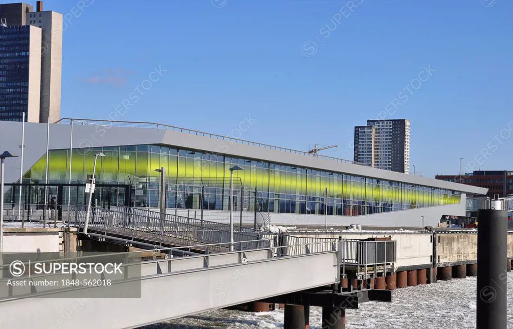 New cruise terminal, Hamburg Altona, Germany, Europe