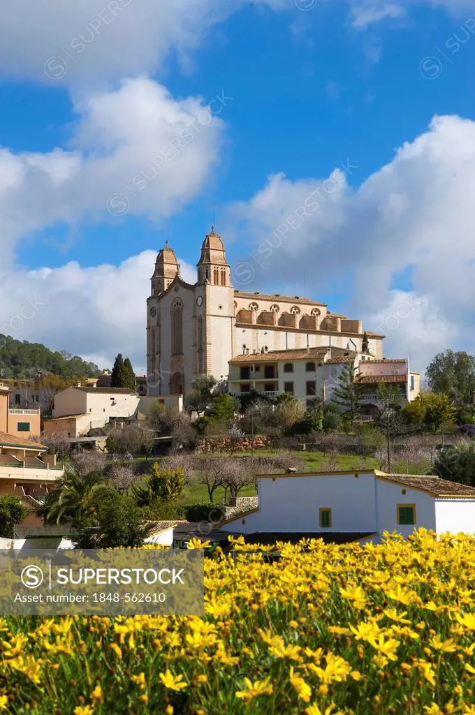Church of Calvia, Majorca, Balearic Islands, Spain, Europe