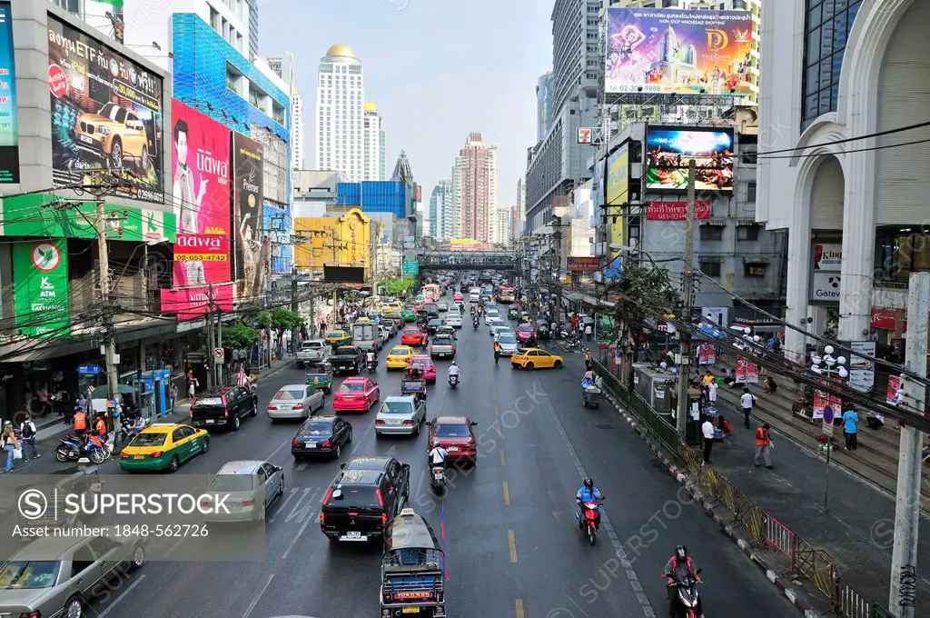 Phetburi Road, Bangkok, Thailand, Asia, PublicGround