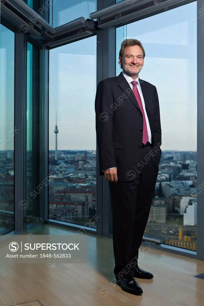 Volker Kefer, board member of the Deutsche Bahn AG, responsible for Technology, Integrated Systems, Services and Infrastructure of DB, view from the 2...