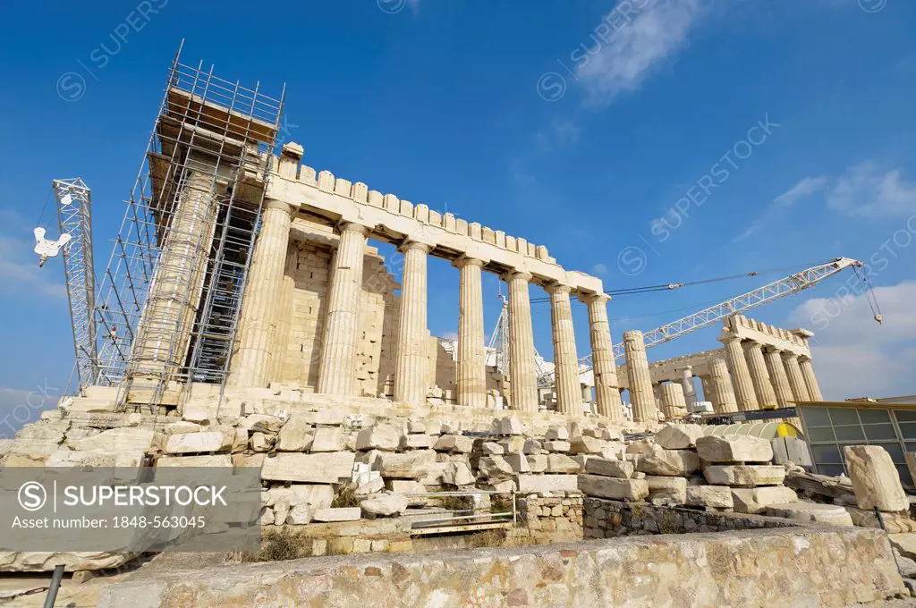 Parthenon Temple, the Acropolis, Athens, Greece, Europe