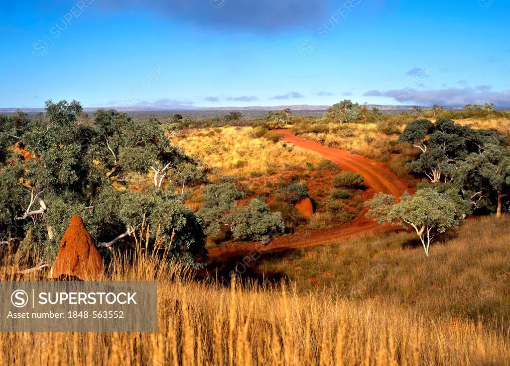 Landscape in Karijini National Park, Pilbara, Western Australia