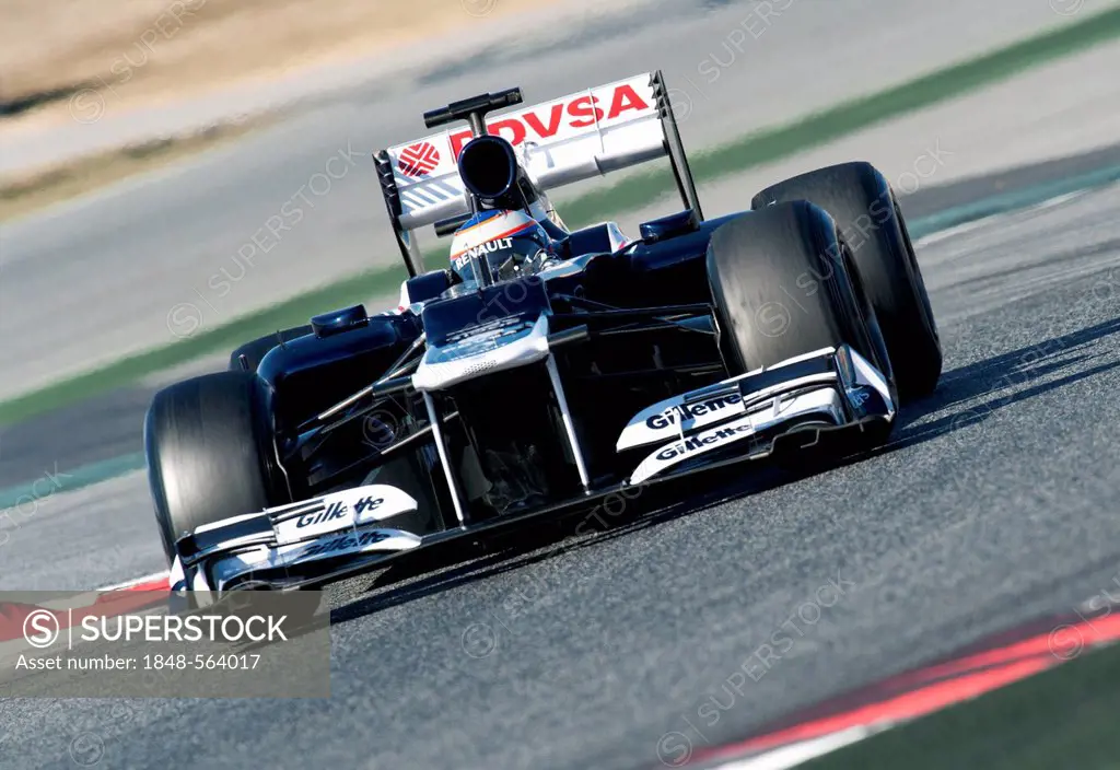 Test driver, Valtteri Bottas, FIN, Williams-Renault FW34, during the Formula 1 testing sessions, 21-24/2/2012, at the Circuit de Catalunya in Barcelon...