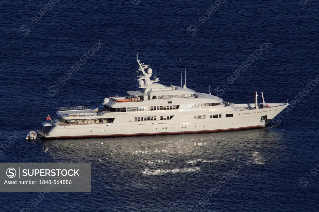 Motor yacht, Nomad, build by Oceanfast, overall length 69.49 m, built in 2003, on the Côte d'Azur, France, Mediterranean, Europe