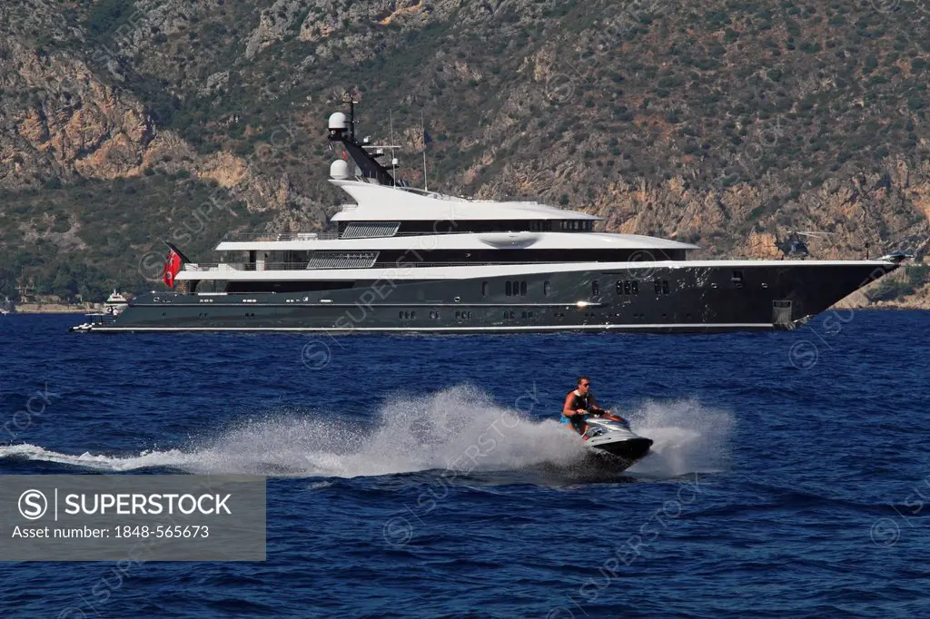 Phoenix 2, cruiser, built by Luerssen Yachts, 90.50 m, built in 2010, French Riviera, France, Mediterranean Sea, Europe
