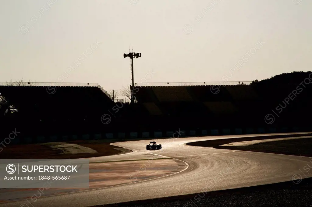 Evening mood during the Formula 1 testing sessions, 21-24/2/2012, at the Circuit de Catalunya in Barcelona, Spain, Europe