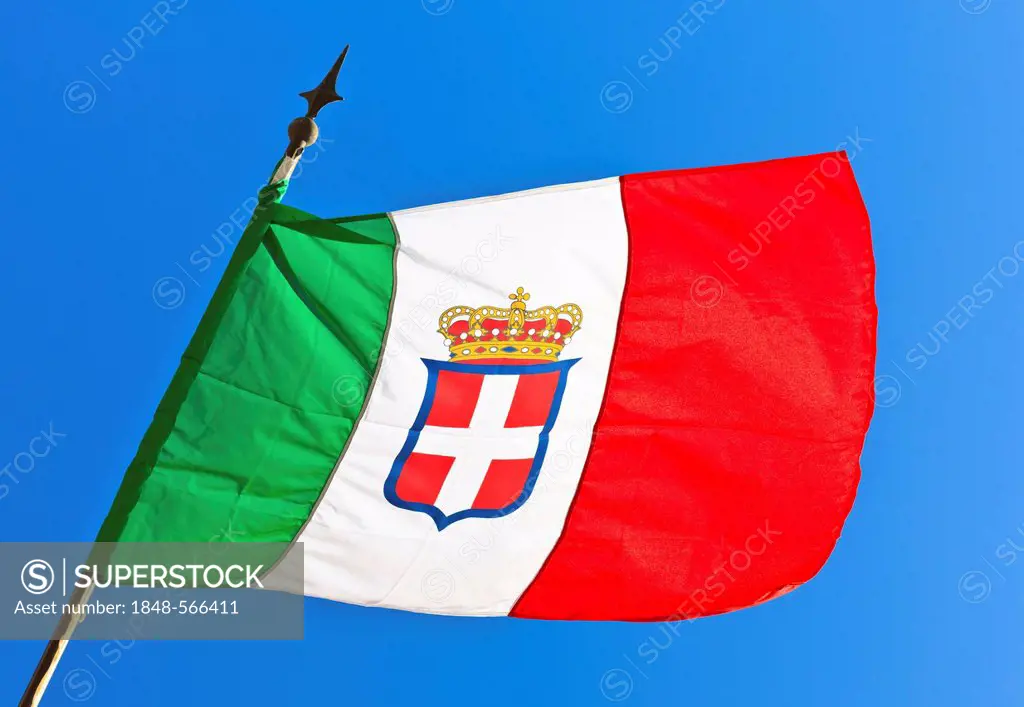 Former flag of the royal Kingdom of Italy, Europe