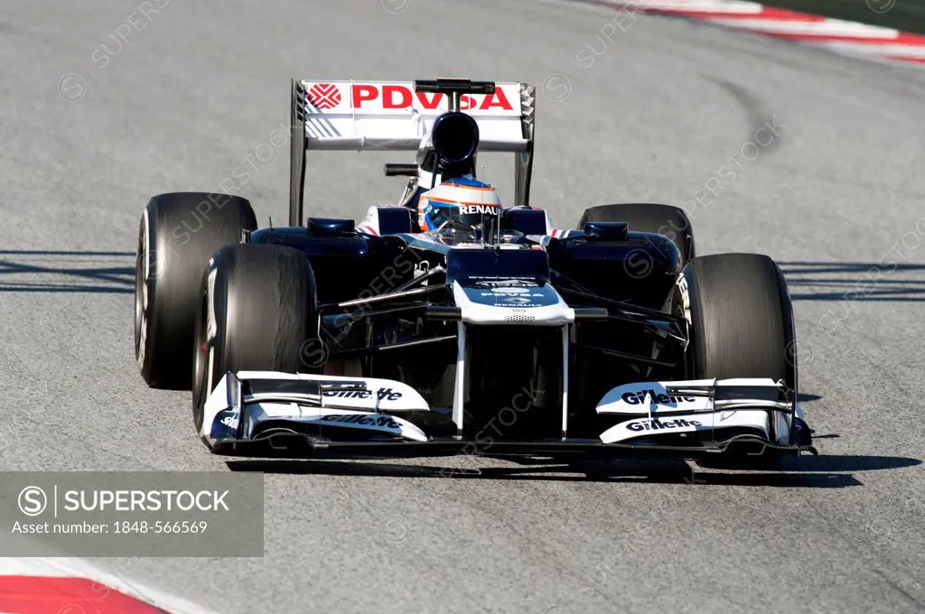Test driver, Valtteri Bottas, FIN, Williams-Renault FW34, during the Formula 1 testing sessions, 21.-24.2.2012, at the Circuit de Catalunya in Barcelo...