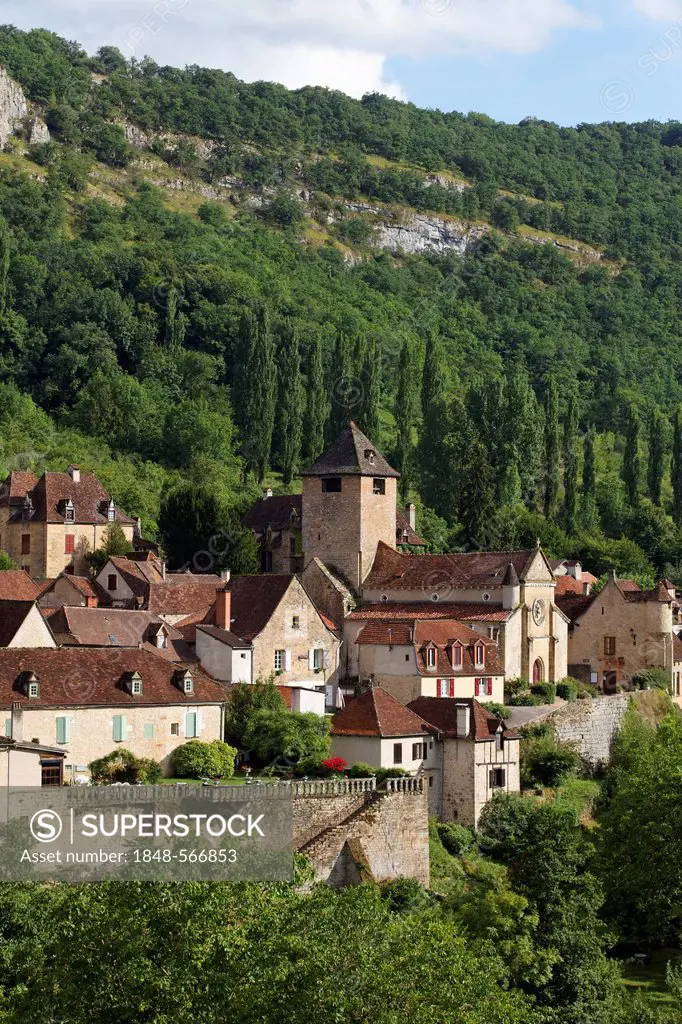 Autoire, labelled Les Plus Beaux Villages de France, The Most Beautiful Villages of France, Haut Quercy, Lot, France, Europe