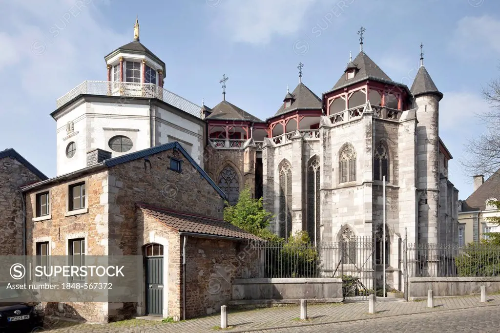 Parish Church of St. Cornelius, Kornelimuenster, Aachen, North Rhine-Westphalia, Germany, Europe, PublicGround