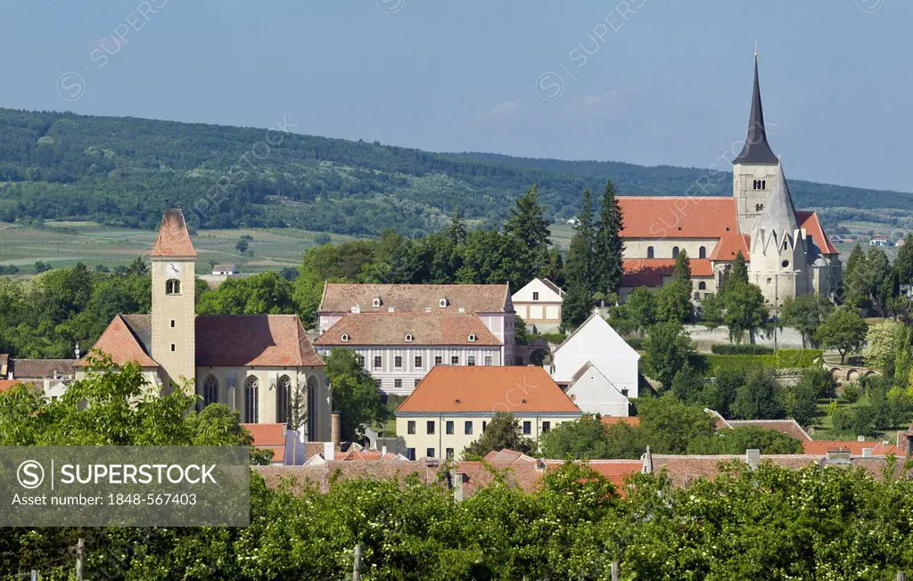 Town of Pulkau, Weinviertel Region, wine quarter, Lower Austria, Austria, Europe