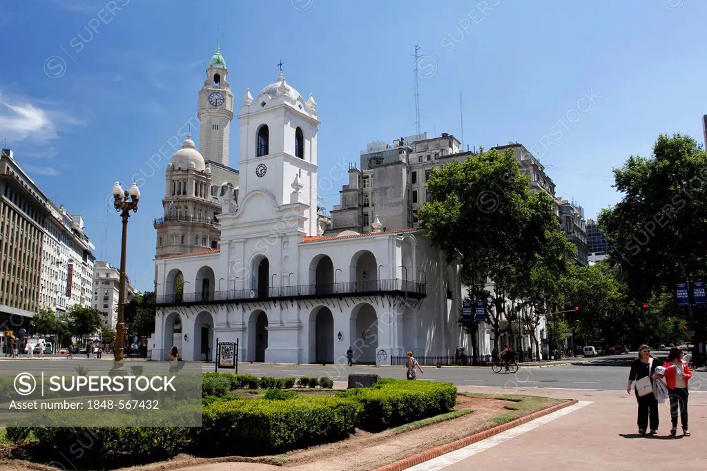 Cabildo, former seat of government, Buenos Aires, Argentina, South America