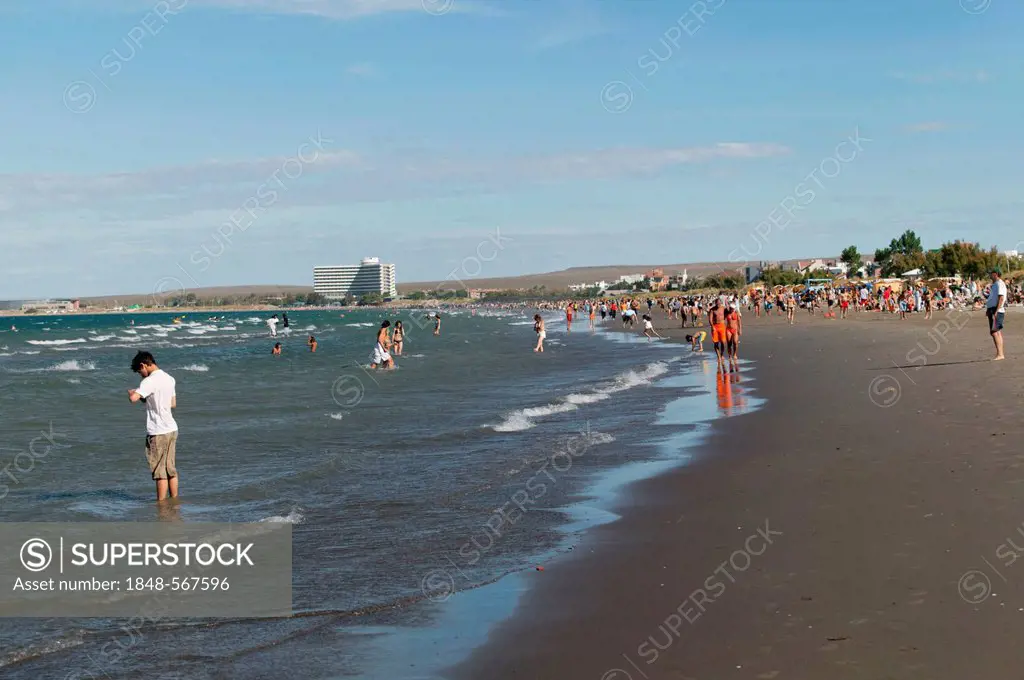 Beach, Puerto Madryn, Chubut province, Patagonia, Argentina, South America