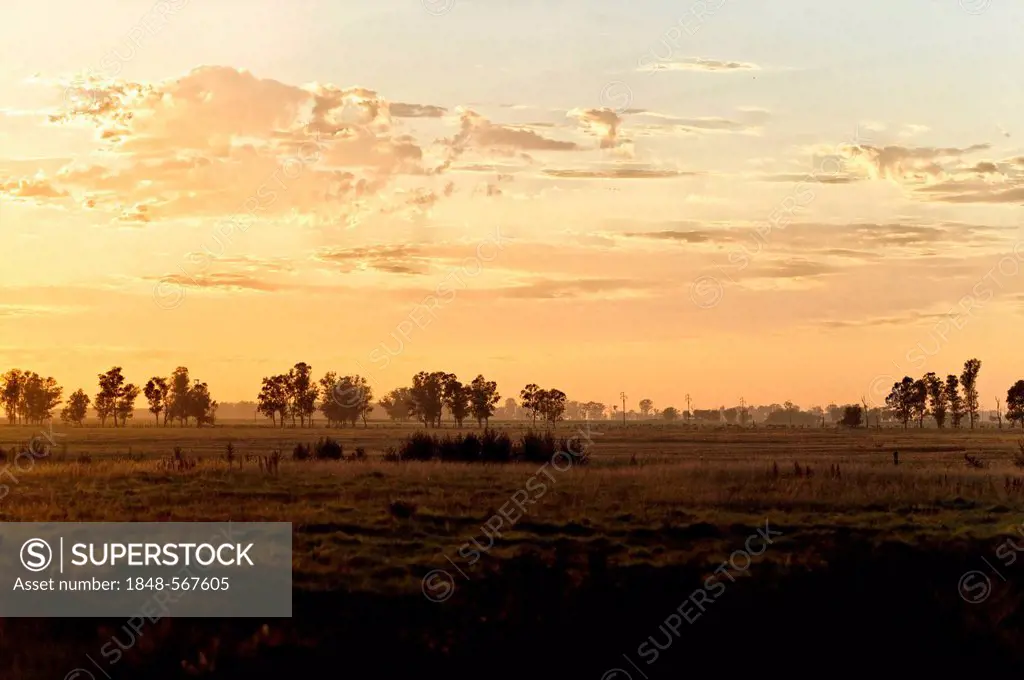 Landscape of Buenos Aires province, Argentina, South America