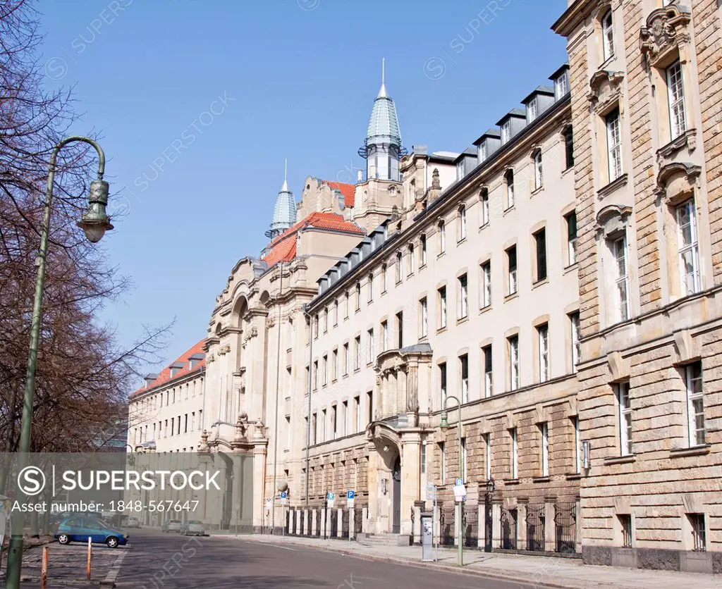 Berlin District Court, Littenstrasse street, largest regional court in Germany, Berlin, Germany, Europe
