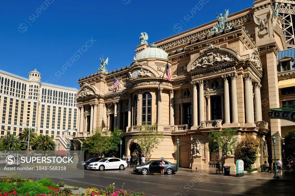 Cesars Palace and Paris Hotel and casino, Las Vegas, Nevada, USA, North America