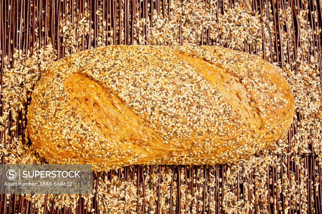 A fresh vitality bread with various grains