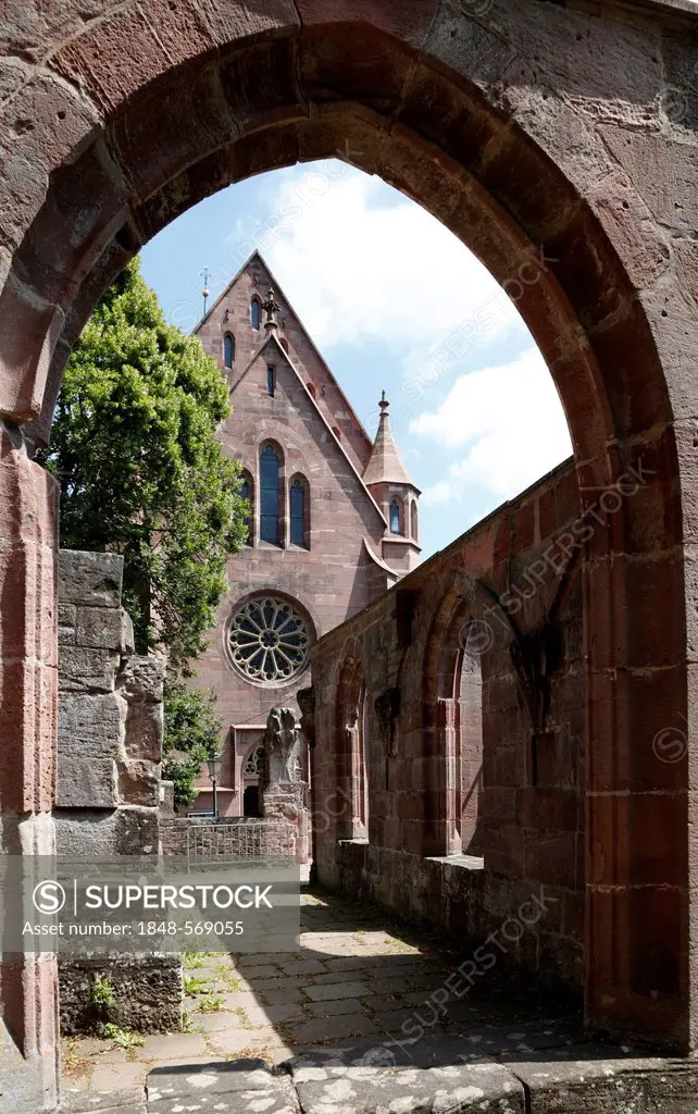 Church of St. Peter and Paul, Hirsau Benedictine Monastery, Hirsau, Calw, Northern Black Forest, Baden-Wuerttemberg, Germany, Europe