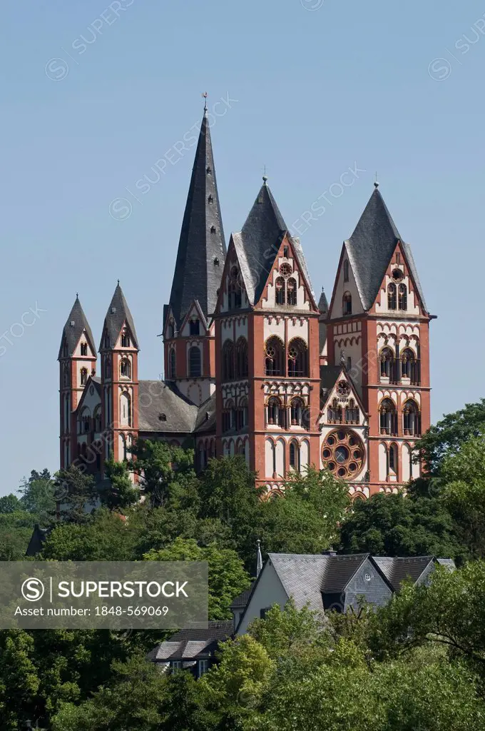 St. George's Cathedral, Limburg Cathedral, late Romanesque, Limburg an der Lahn, Limburg, Hesse, Germany, Europe