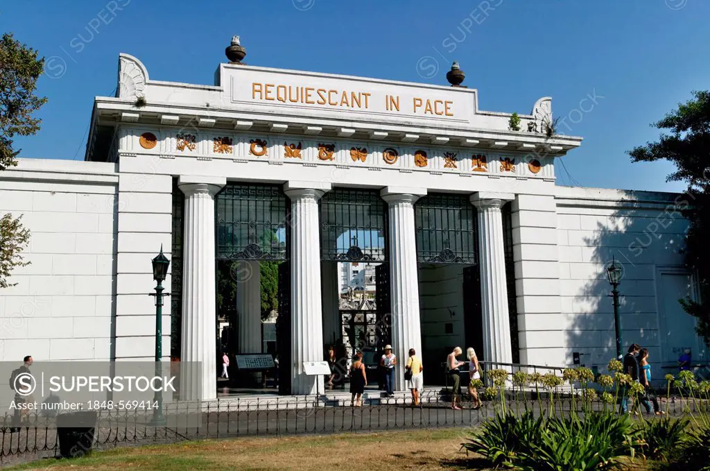 La Recoleta cemetery, Buenos Aires, Argentina, South America