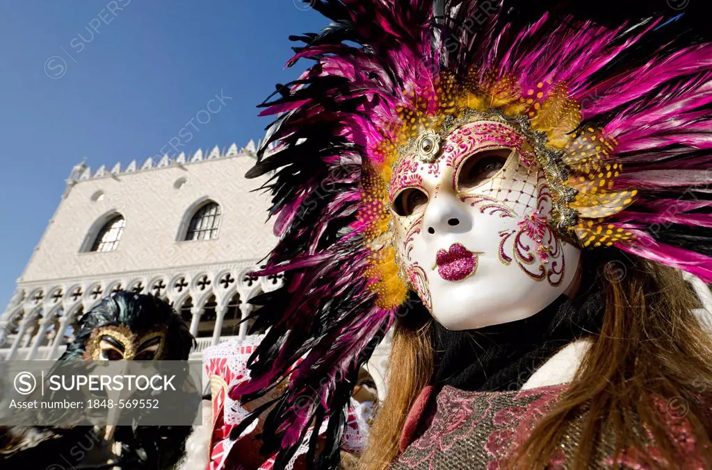 Venetian masks, Carnival of Venice, Venice, Veneto, Italy, Europe