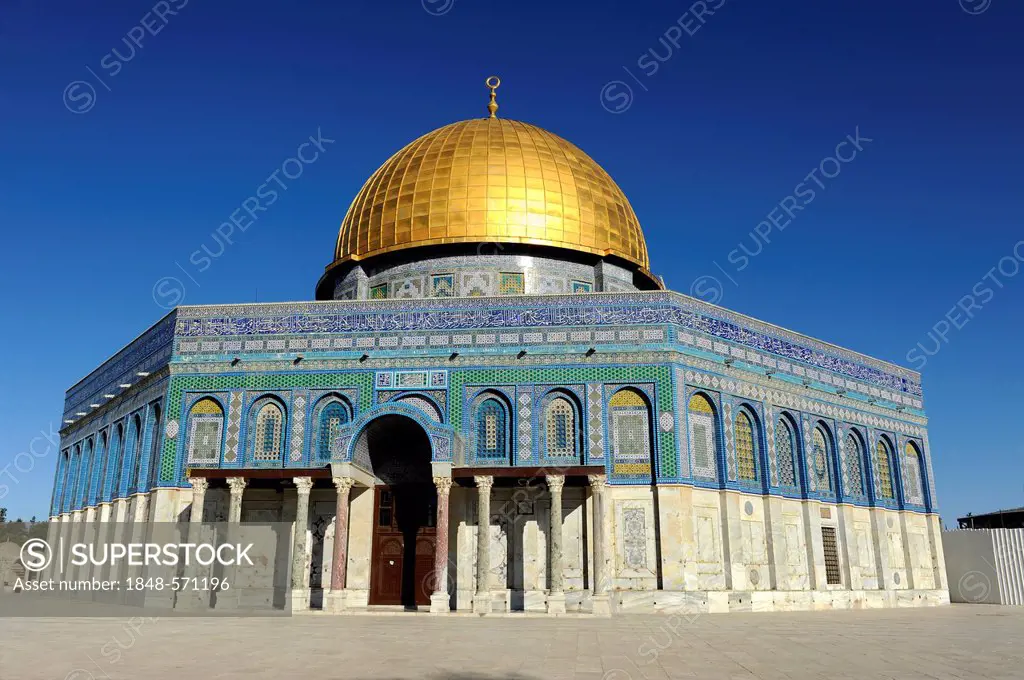 Dome of the Rock, Temple Mount, Old City, Jerusalem, Israel, Middle East, Asia Minor, Asia