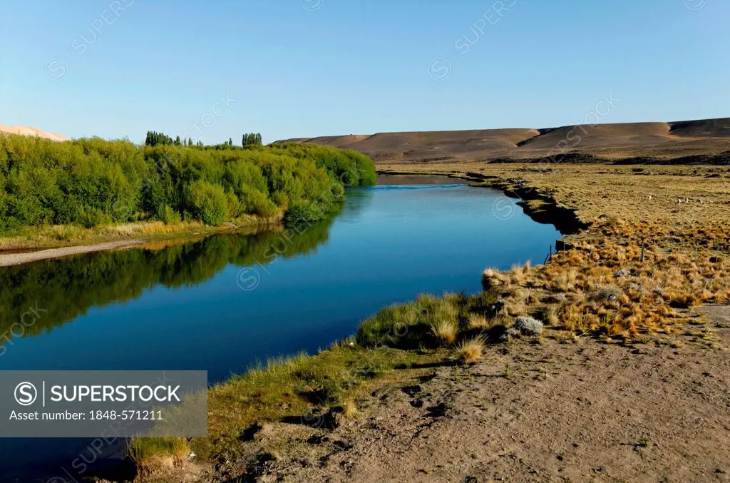 Rio Mayo river, Chubut province, Patagonia, Argentina, South America
