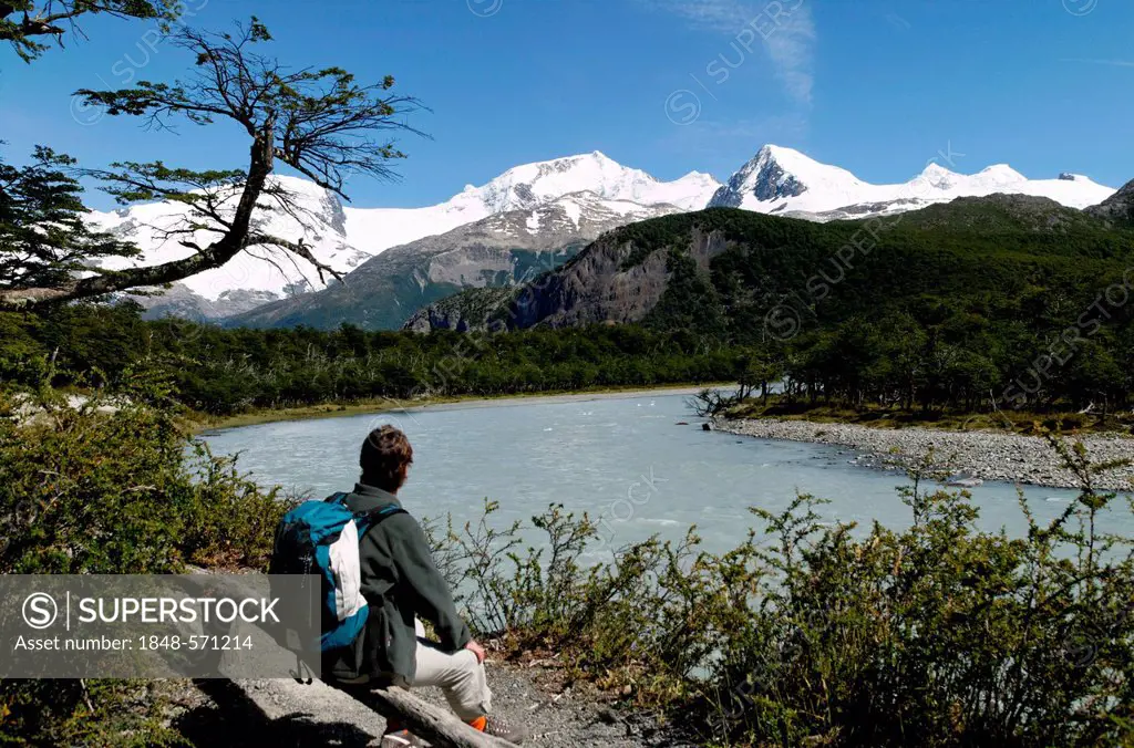 Lago Onelli, Los Glaciares National Park, UNESCO World Heritage Site, Cordillera, Santa Cruz province, Patagonia, Argentina, South America