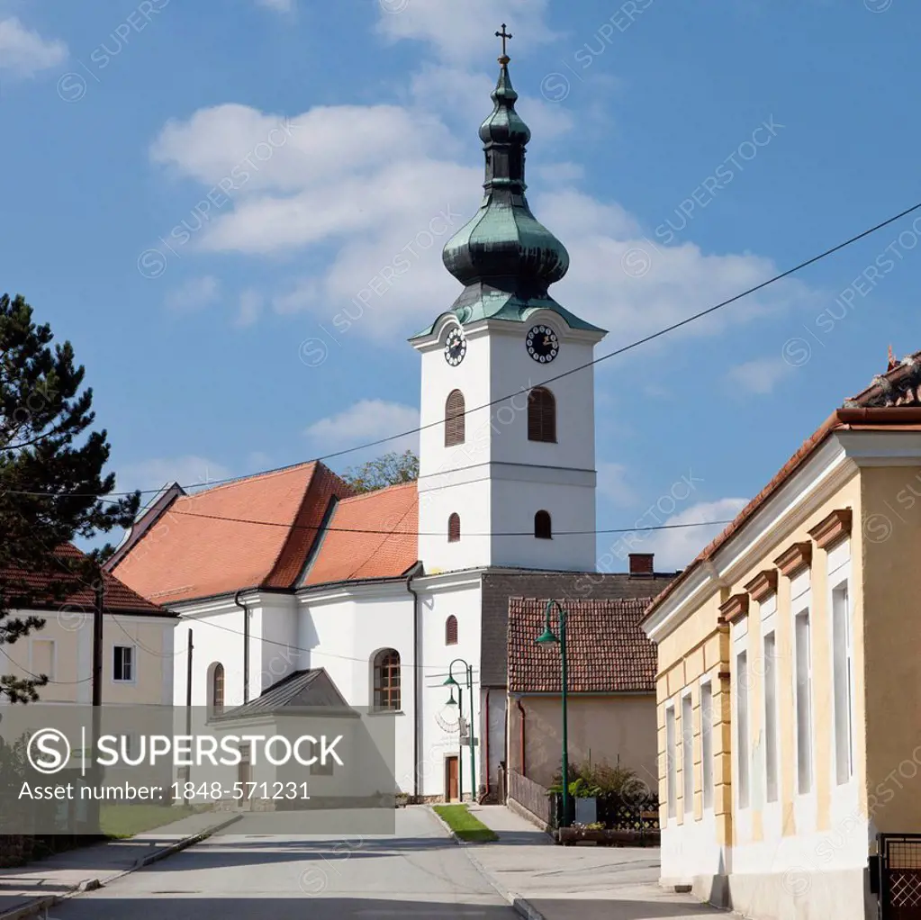 Church in Brand, Waldviertel, Forest Quarter, Lower Austria, Austria, Europe