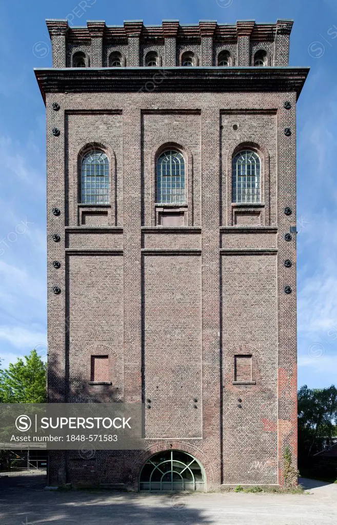 Malakow Tower of the former Julius Philipp Mine, Medicine Historical Collection of the Ruhr-University Bochum, Bochum, Ruhr Area, North Rhine-Westphal...