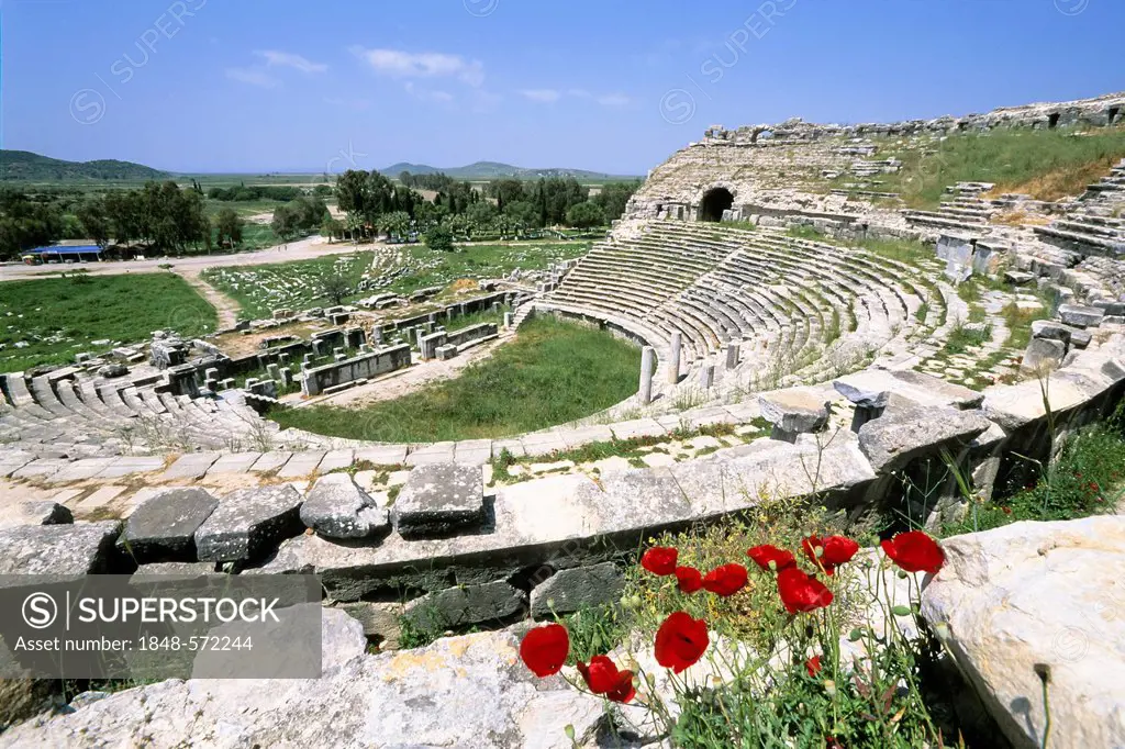 Roman theater, ancient city of Miletus, Turkey, Asia Minor