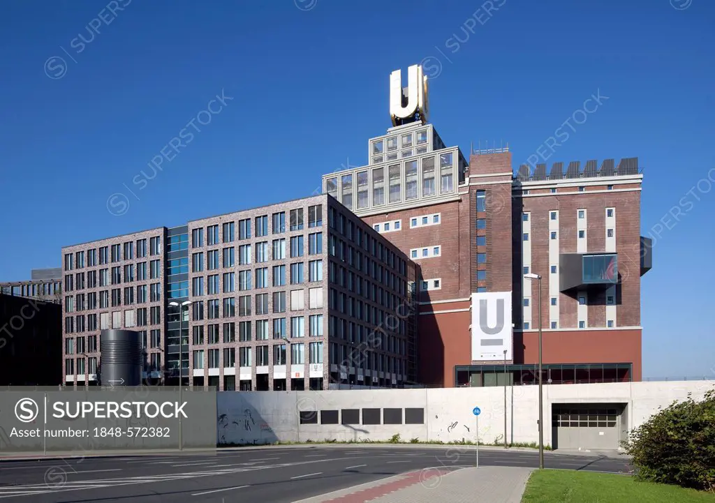 Dortmund U, U Tower, former Union Brewery, centre for art and culture, service location, Dortmund, Ruhr Area, North Rhine-Westphalia, Germany, Europe,...