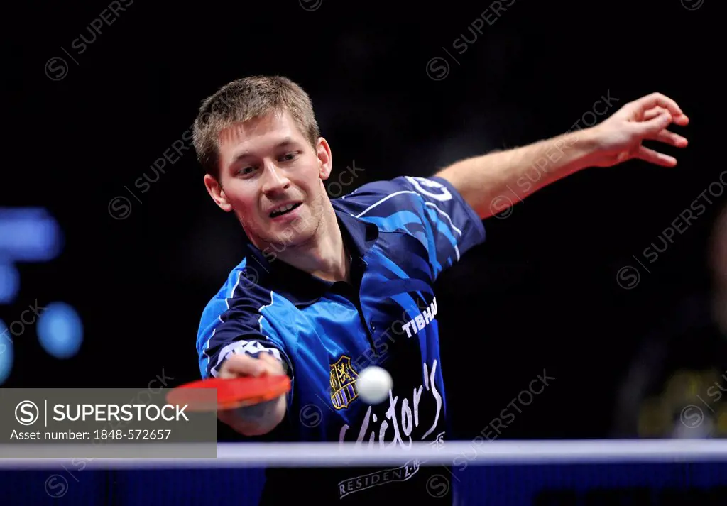 Bastian Steger, table tennis cup finals, Porsche Arena, Stuttgart, Baden-Wuerttemberg, Germany, Europe