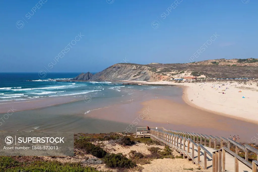 Amoreira beach, Atlantic Coast, Algarve, Portugal, Europe