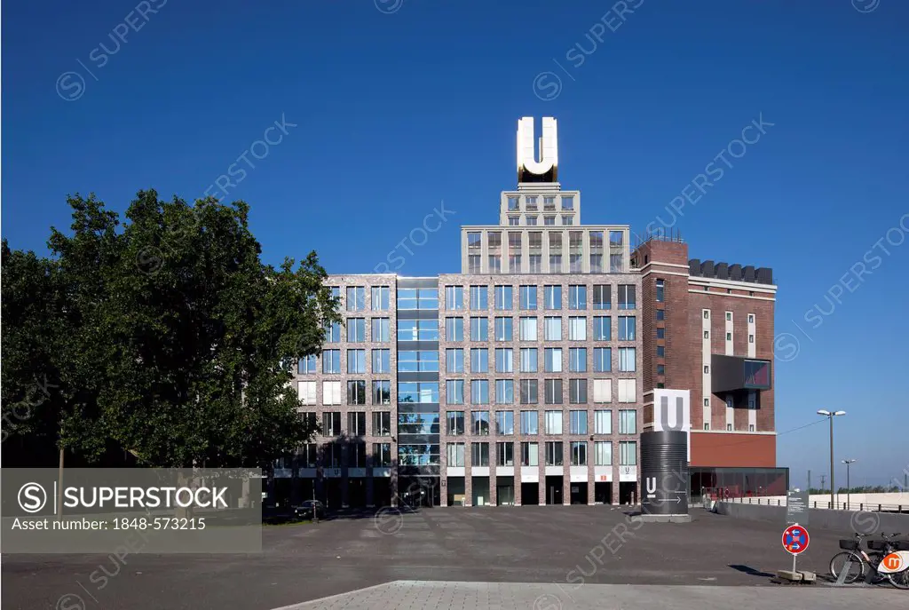 Dortmund U, U Tower, former Union Brewery, centre for art and culture, service location, Dortmund, Ruhr Area, North Rhine-Westphalia, Germany, Europe,...