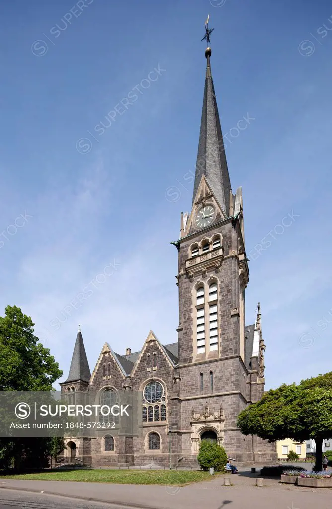 Johanneskirche church, Giessen, Hesse, Germany, Europe, PublicGround