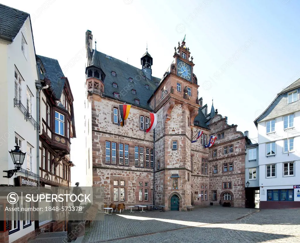 City Hall, Marburg, Hesse, Germany, Europe, PublicGround