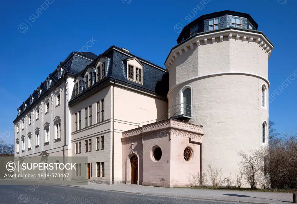 Duchess Anna Amalia Library in Weimar, Thuringia, Germany, Europe, PublicGround