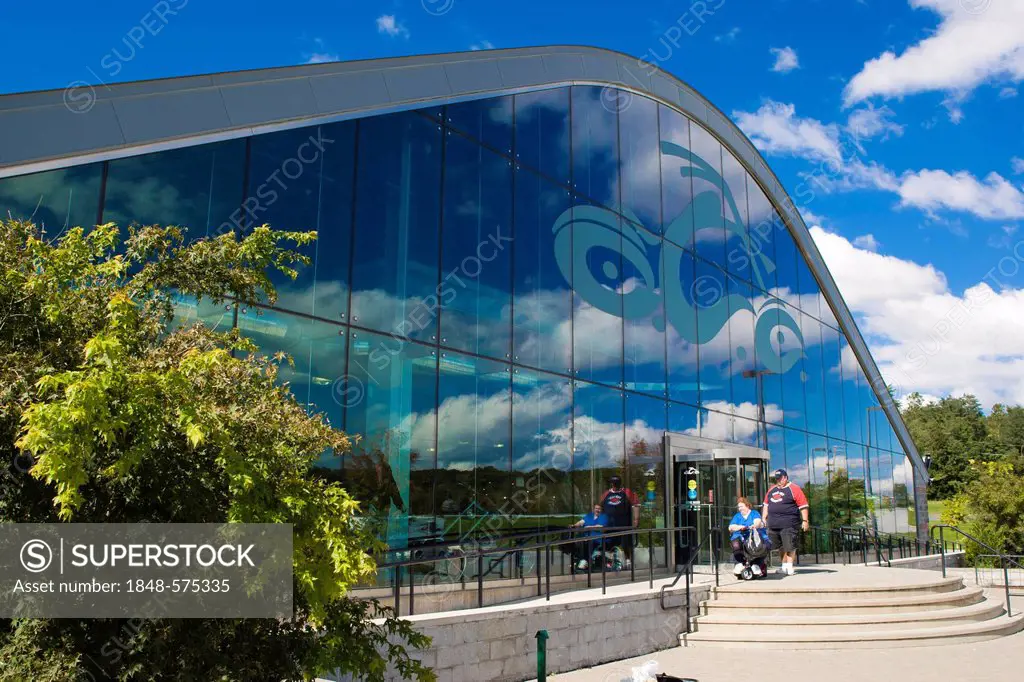 Building of motorcycle manufacturer Orange County Choppers, OCC, Orange County, New York, USA