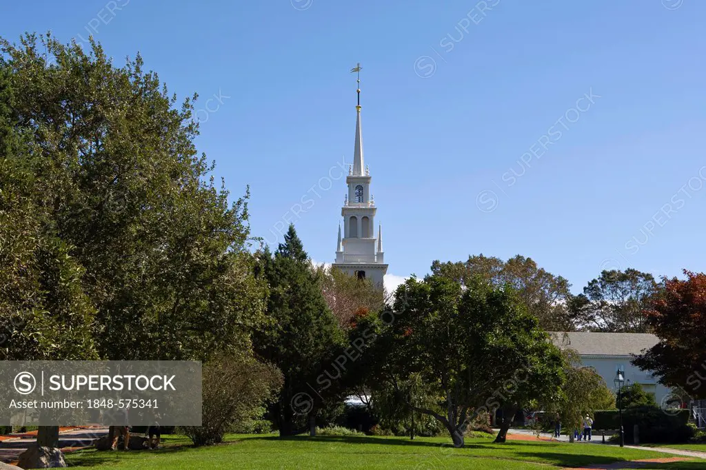 Church in Newport, Rhode Island, New England, USA