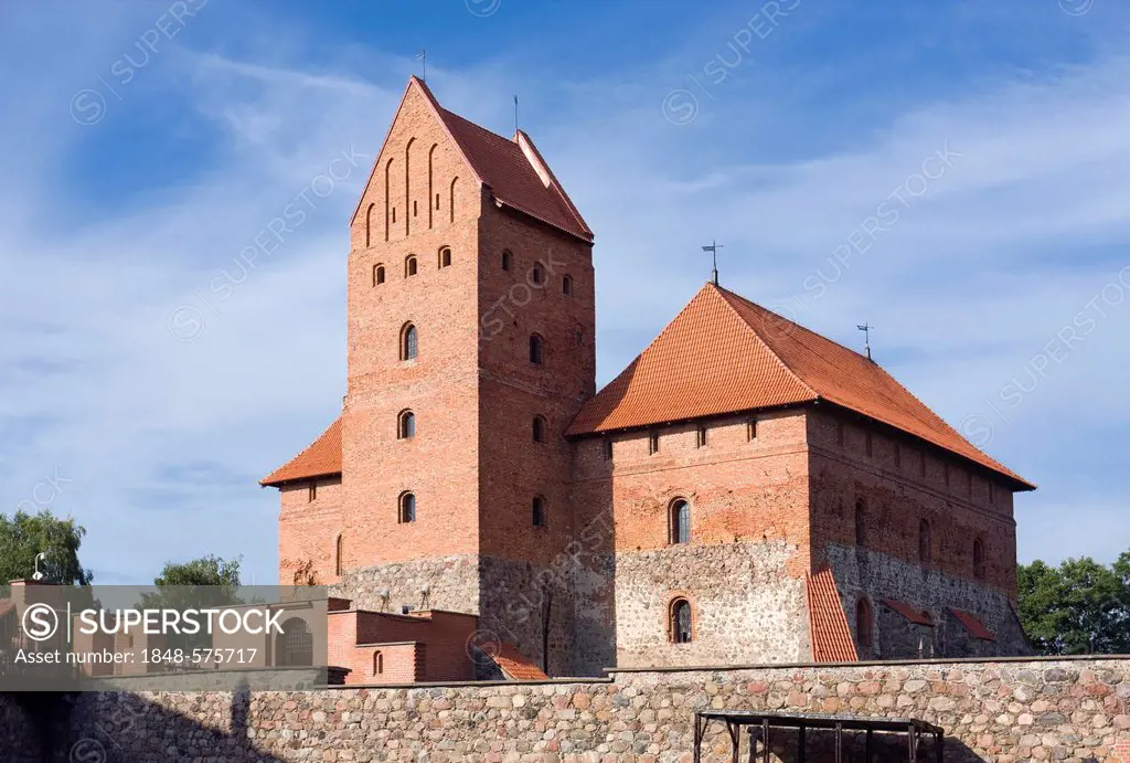 Trakai Island Castle, Trakai Historical National Park, Lithuania, Europe